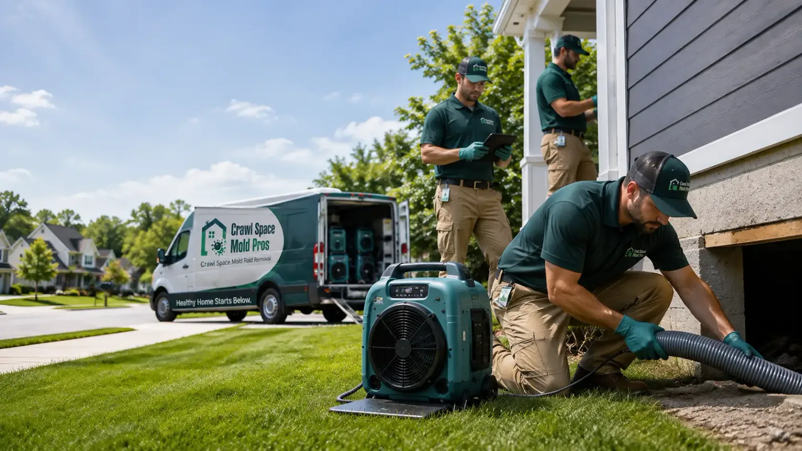 Crawl Space Mold Removal in Garfield, NJ